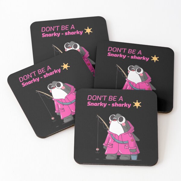 Item preview, shark pink - Snarky Don't be a snarky sharky designed and sold by domdjs4239.