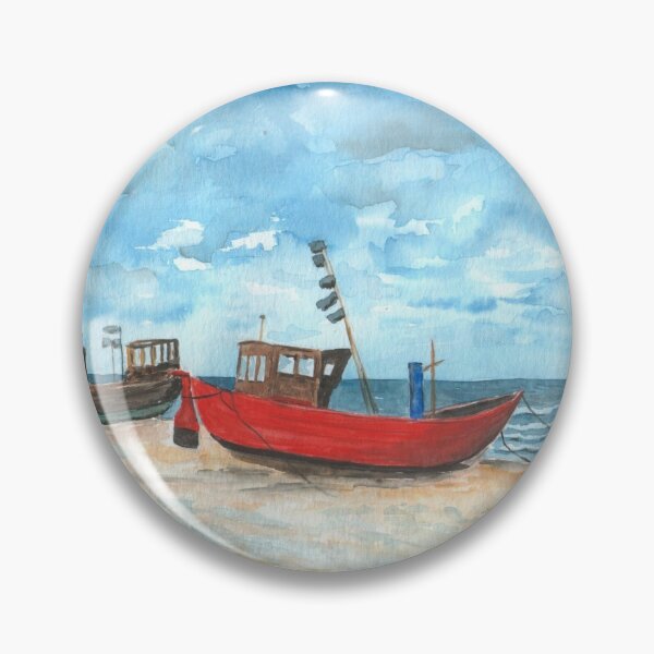 Item preview, Fishing Boats at the Baltic Sea  designed and sold by CarolineLembke.