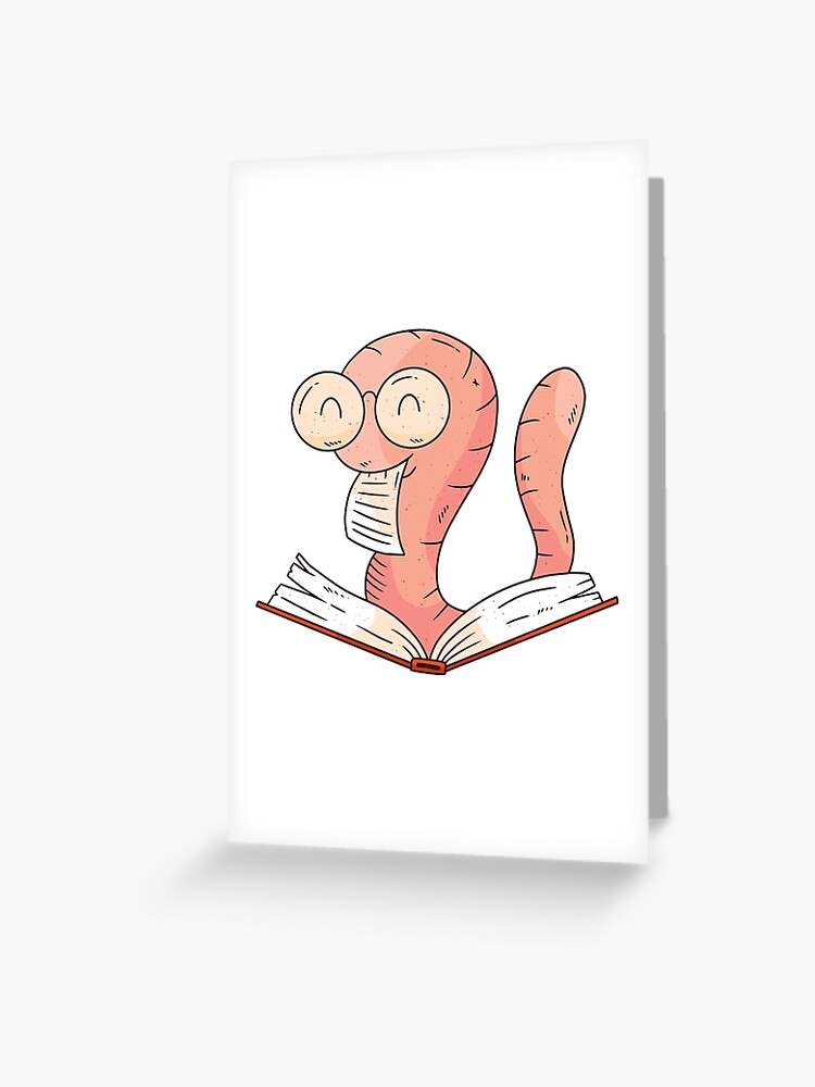 BOOKWORM CUTE CARTOON BOOKWORM CUTE CARTOON