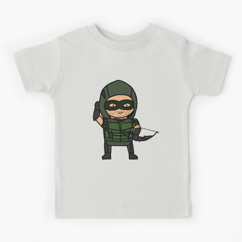  Green Arrow Kids Bullseye Kelly T-Shirt : Clothing