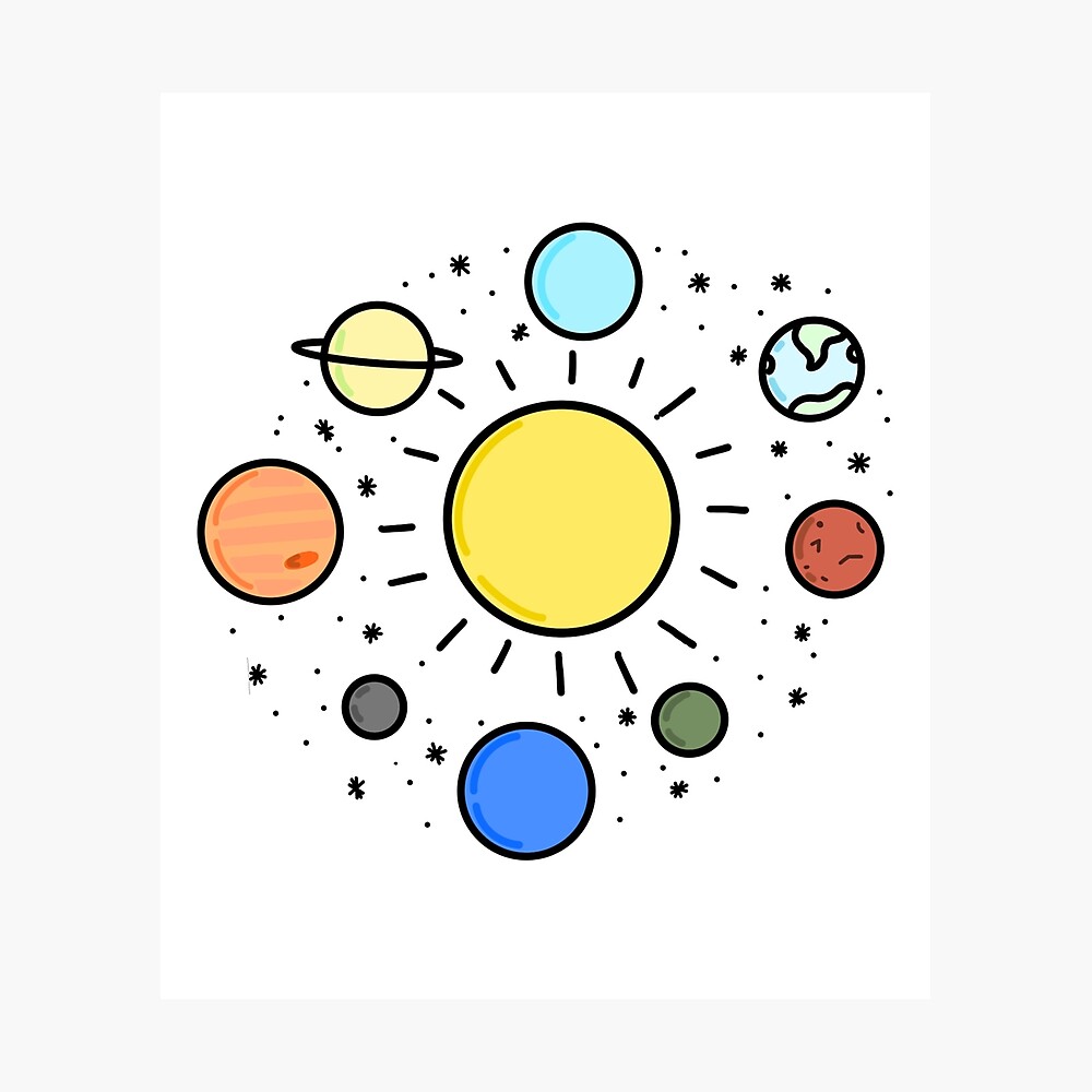 Solar System Cartoon Solar System Cartoon