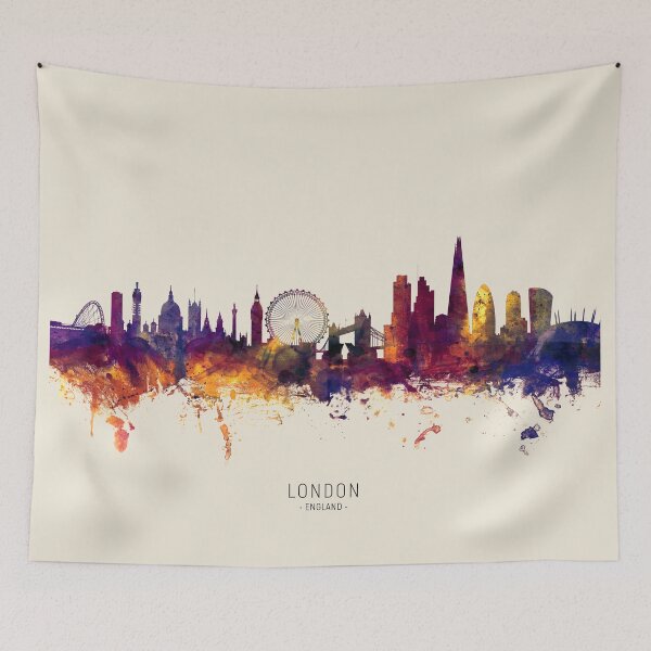Item preview, London England Skyline designed and sold by ArtPrints.