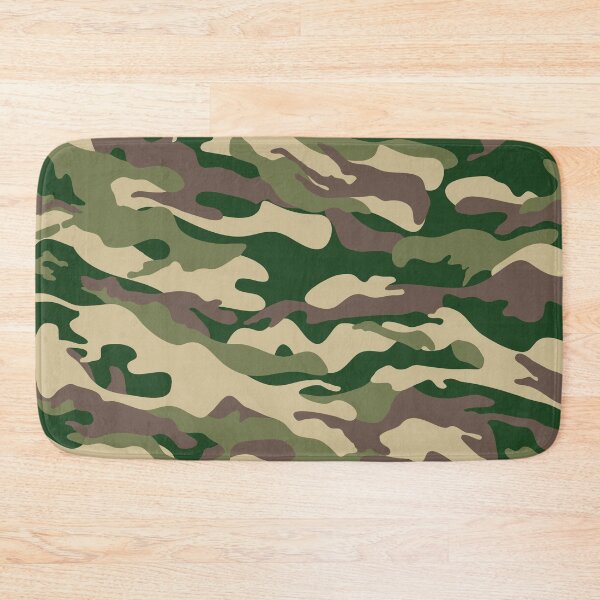 Item preview, military print camouflage pattern seamless green and brown designed and sold by mashmosh.