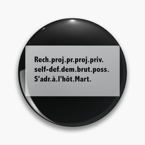 Item preview, Rech.proj.pr.proj.priv quote city of fear designed and sold by Catcrea.