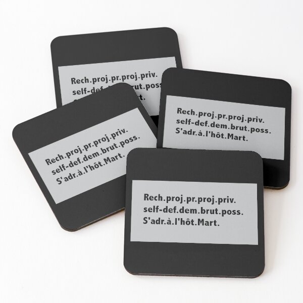 Item preview, Rech.proj.pr.proj.priv quote city of fear designed and sold by Catcrea.