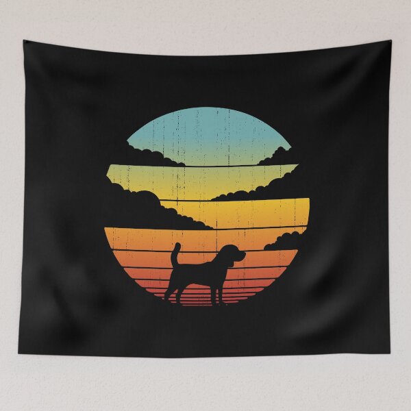Item preview, Beagle Retro Vintage Sunset 60s 70s  Shirt for Men Women Boys Girls Kids Dog Lover Gifts designed and sold by LiqueGifts.