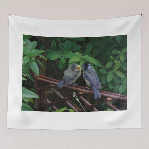 Item preview, Mom and Baby BlueTit designed and sold by AnnDixon.