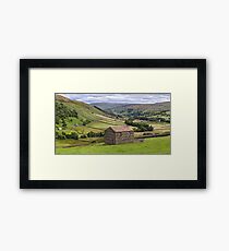 Swaledale Panorama - The Yorkshire Dales Framed Print