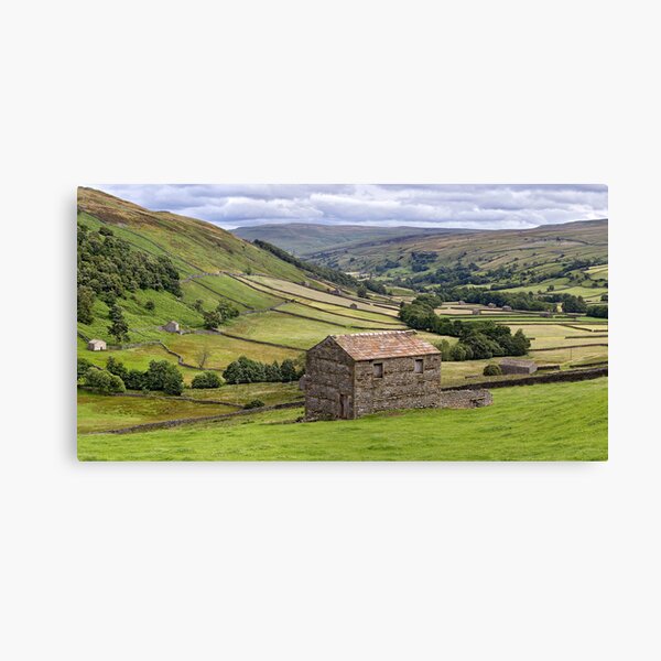 Swaledale Panorama - The Yorkshire Dales Canvas Print