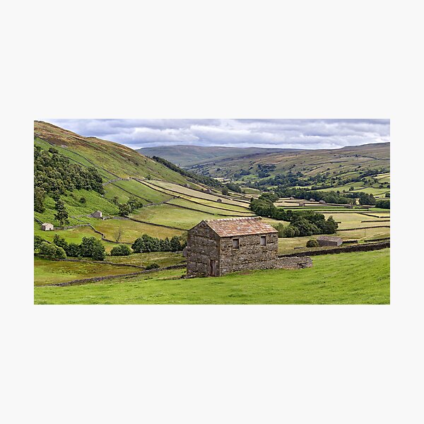 Swaledale Panorama - The Yorkshire Dales Photographic Print