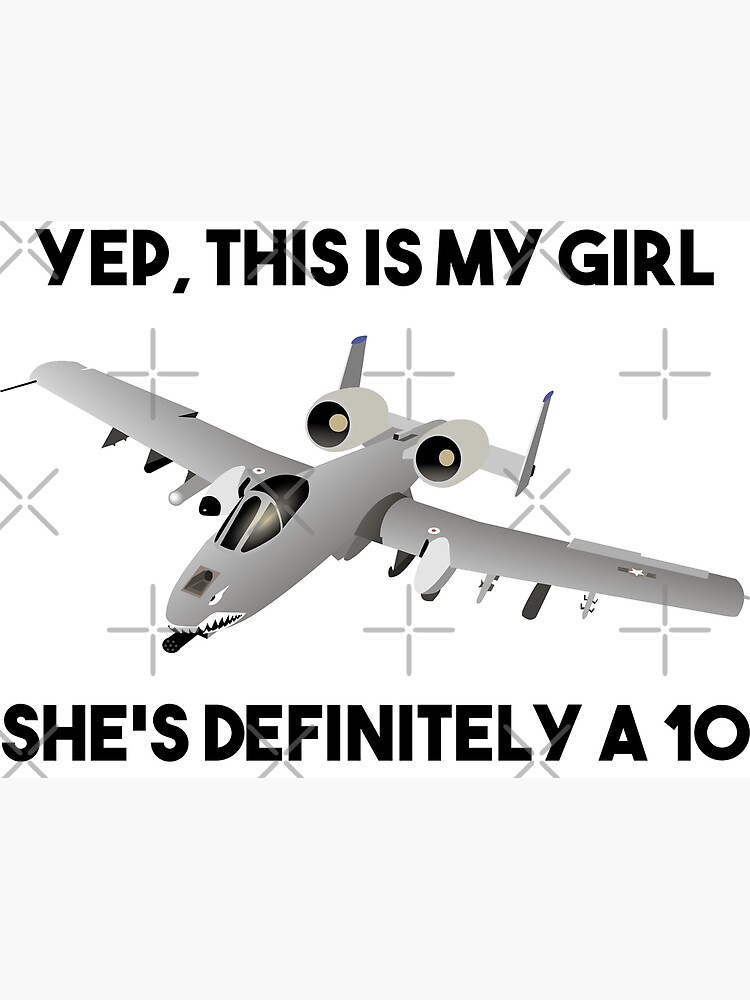 "American A-10 Warthog Jet Aircraft Meme" Poster for Sale by NorseTech