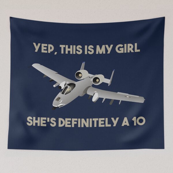 Item preview, American A-10 Warthog Jet Aircraft Meme designed and sold by NorseTech.
