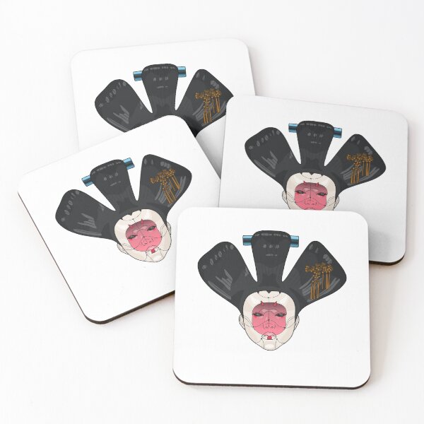 Item preview, Ghost in the Shell Scarlett Gynoid geisha mashup designed and sold by spankyspangler.