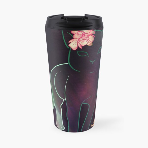 Ghost kitten Travel Mug