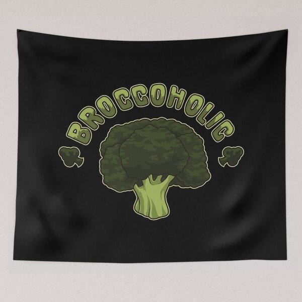Item preview, Broccoholic -  Broccoli Plant Vegan Vegetables designed and sold by anziehend.