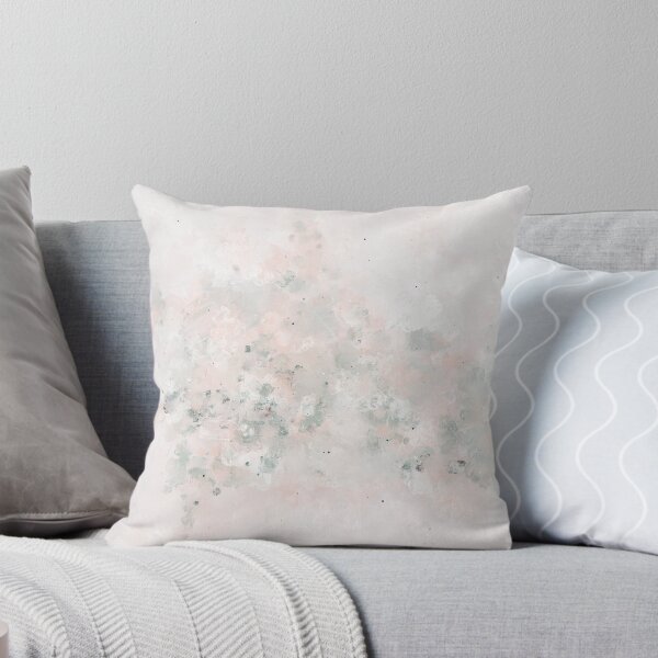 Item preview, Minimalist Abstract Art Painting in Sage Green and Light Blush Pink designed and sold by kasamor.
