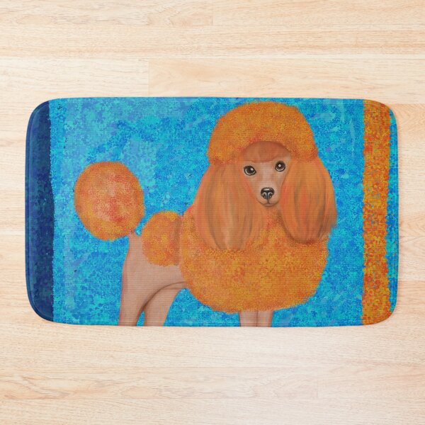 Item preview, Fun whimsical Orange Toy Poodle designed and sold by k9printart.