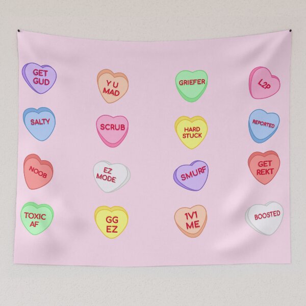 Item preview, Heart Candy (Gamers Edition) designed and sold by nadster.