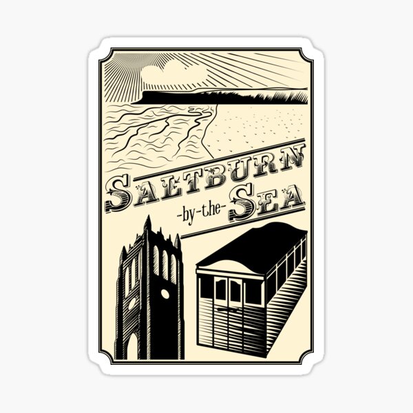 NDVH Saltburn-by-the-Sea stamp Sticker