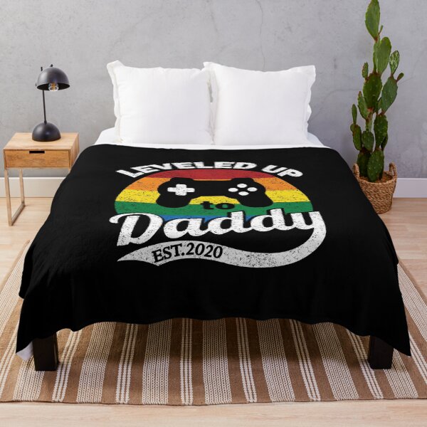 Item preview, Funny New Dad 2020, Pregnancy Reveal, Gamer Dad Level Up graphic designed and sold by DNH Threads.