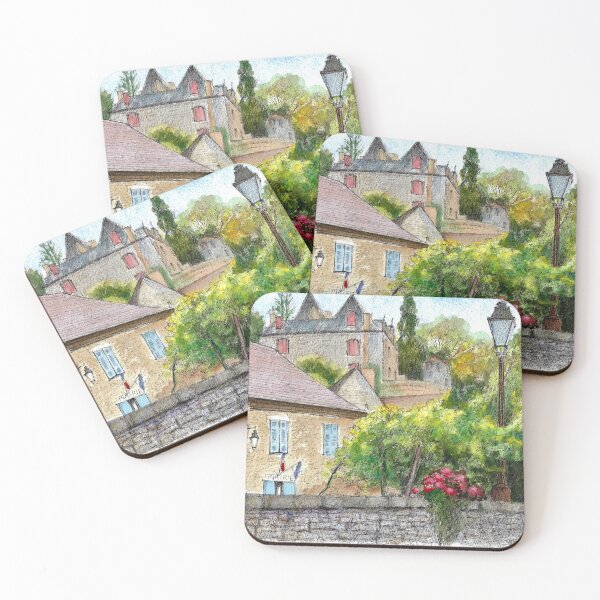 Item preview, Limeuil Mairie on the Dordogne in France designed and sold by Dai Wynn Fine Art.