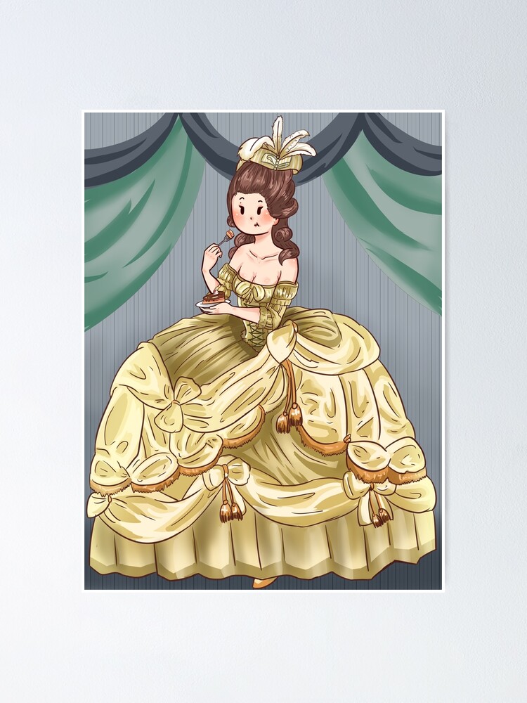 Poster Laissez Les Manger Du Gateau Marie Antoinette Par Stedebonnet Redbubble