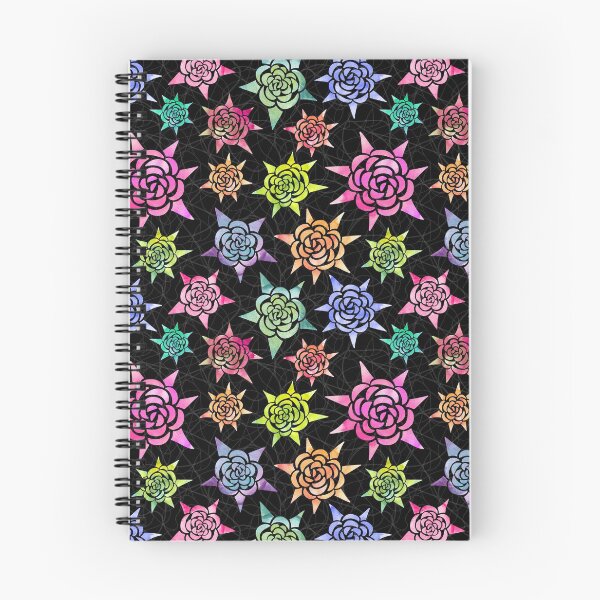 Item preview, Starburst Rainbow Rose on Black designed and sold by The Wellington Boot.