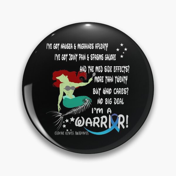 Item preview, Chronic Illness Warrior: Nausea & Migraines a plenty! designed and sold by spoonie-species.