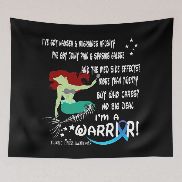 Item preview, Chronic Illness Warrior: Nausea & Migraines a plenty! designed and sold by spoonie-species.