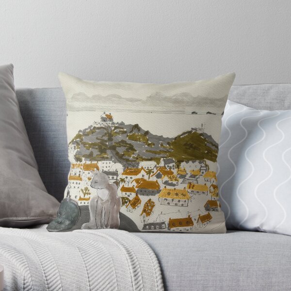 Cats of St Ives Throw Pillow