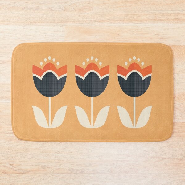 Item preview, Retro Tulip - Orange and Cream designed and sold by Daisy Beatrice.
