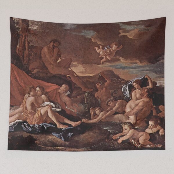Item preview, Nicolas Poussin - Acis et Galatée vintage artwork designed and sold by Vintage Designs +.