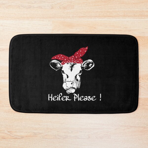 Item preview, Funny Cow Heifer Gift, Cow With Bow Saying Heifer Please product designed and sold by DNH Threads.