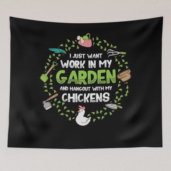 Item preview, Garden Chicken Gardening designed and sold by 4tomic.