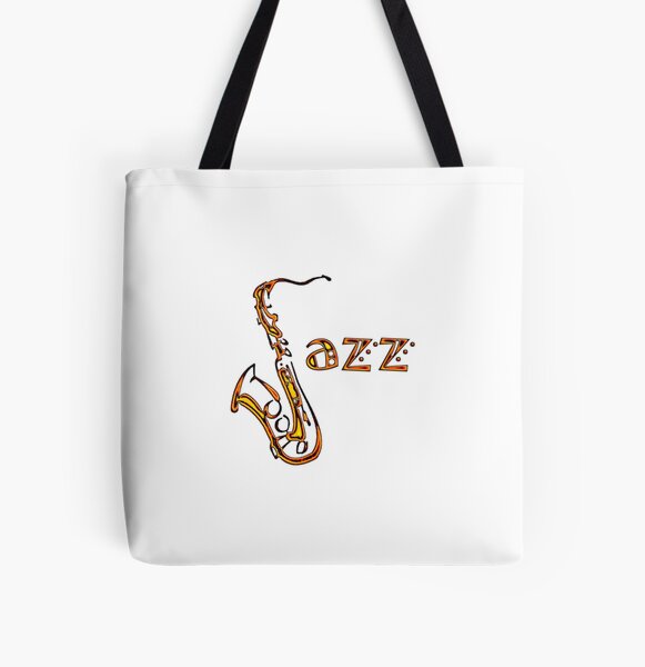 Jazz Time3 All Over Print Tote Bag