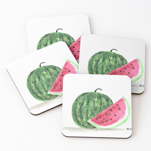 Item preview, Watermelon fruit watercolour painting  designed and sold by Monika Howarth.