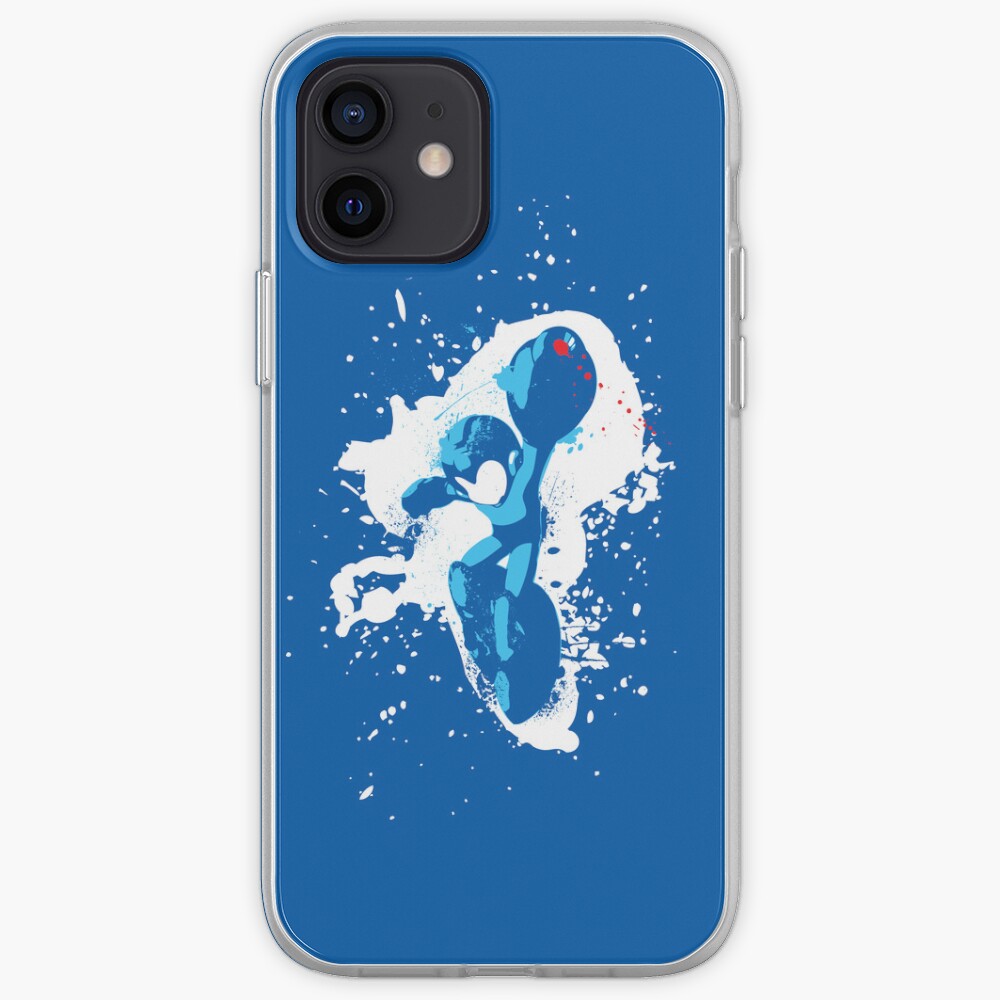 Mega Man Splattery T-Shirt iPhone Case & Cover