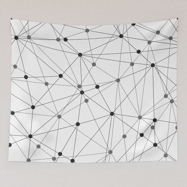 Item preview, Puzzle black and white pattern designed and sold by designer437.
