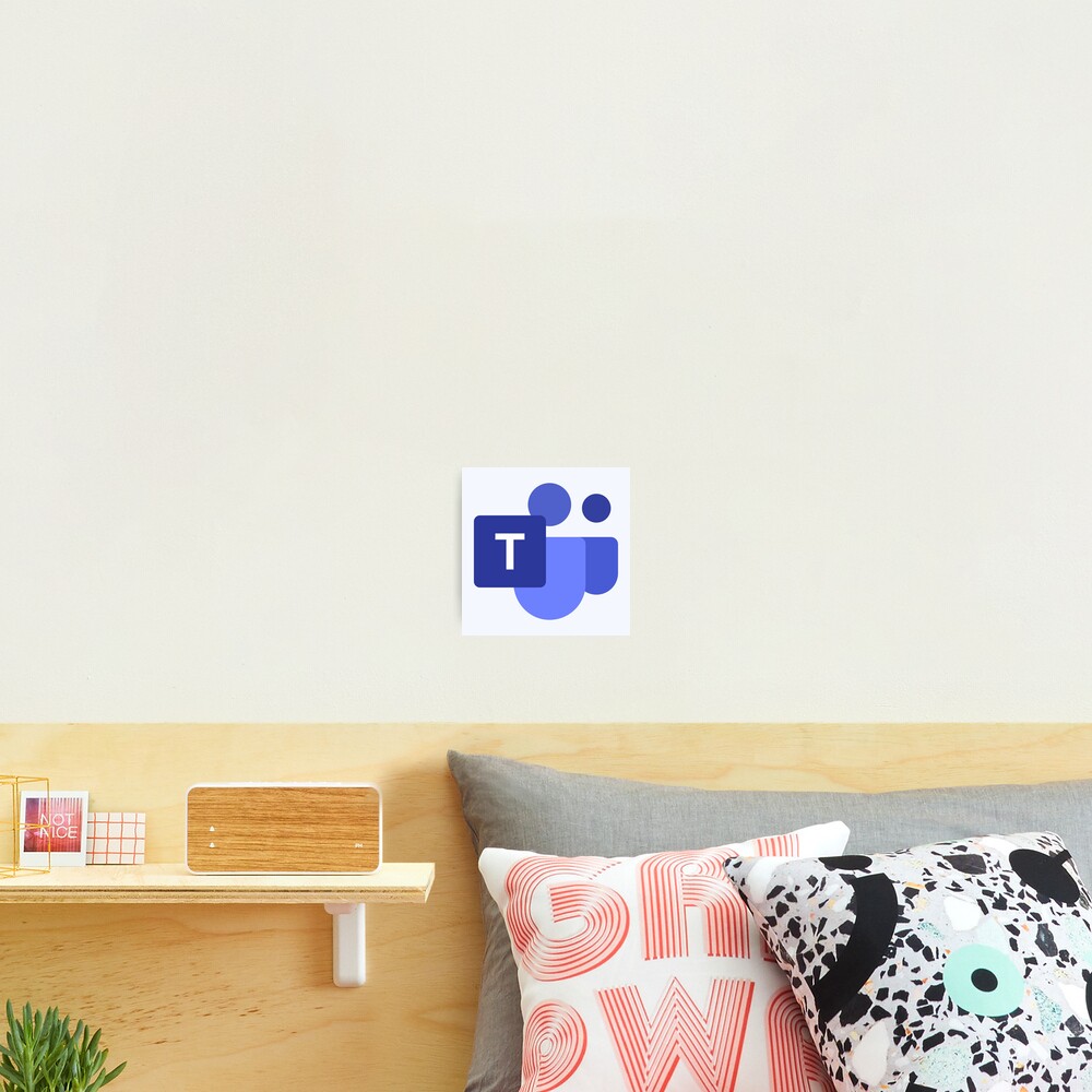 Microsoft Teams Icon Photographic Print For Sale By Agm97 Redbubble