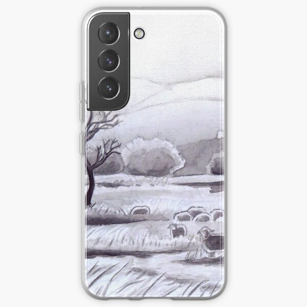 Countryside Charming Sheep in Ibiza Samsung Galaxy Soft Case