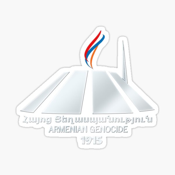 The Armenian Genocide memorial Հայոց ցեղասպանության հուշահամալիր Sticker