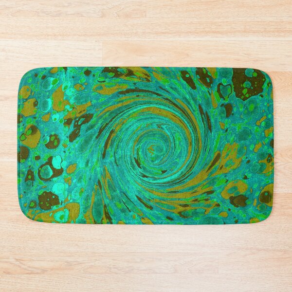 Item preview, COLOR VORTEX, Marbled Effects,Abstract Yellow Blue Green Swirls  designed and sold by BulganLumini.