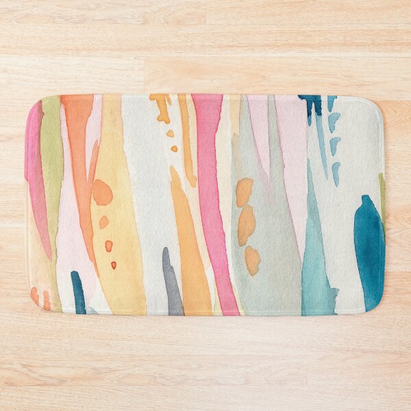 Item preview, Abstract Geometric Colorful Watercolor Background designed and sold by lunaisdrawing.