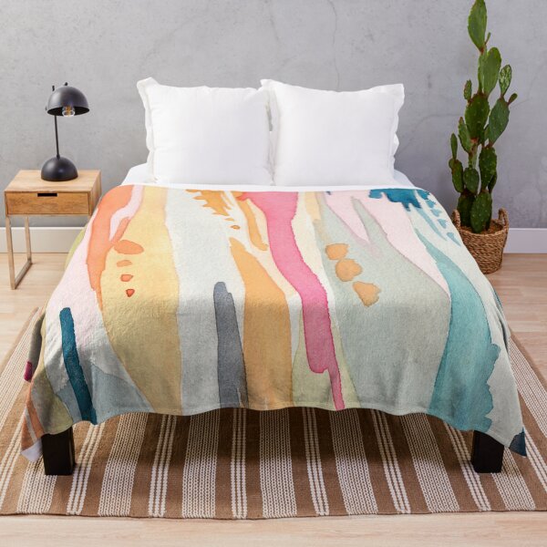 Item preview, Abstract Geometric Colorful Watercolor Background designed and sold by lunaisdrawing.