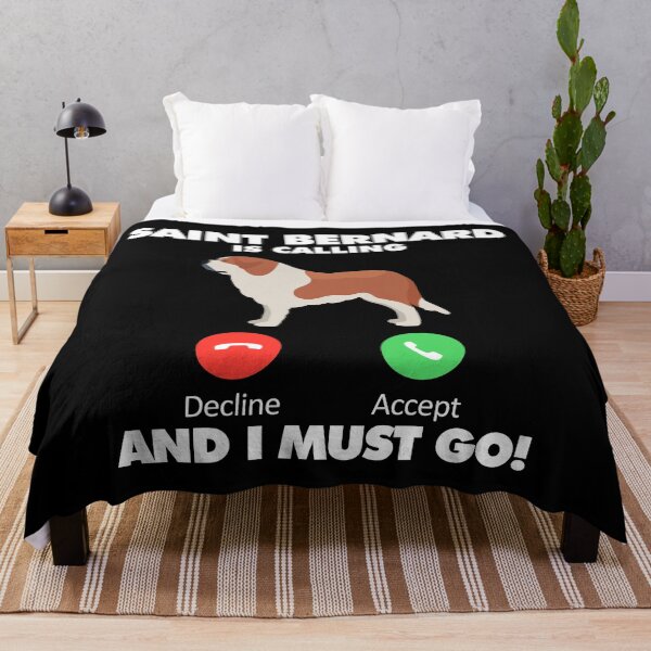 Item preview, Dog Saint Bernard is Calling and I Must Go designed and sold by HelloFromAja.
