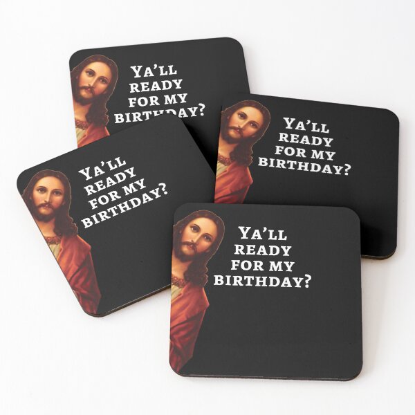 Item preview, Funny Jesus Happy Birthday Christmas Gift designed and sold by el-em-cee.