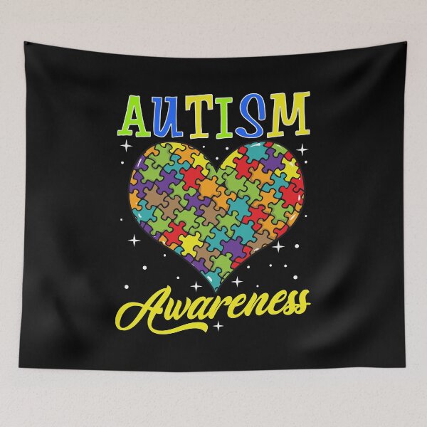 Item preview, Colorful Autism Awareness Day Puzzle Heart designed and sold by perfectpresents.