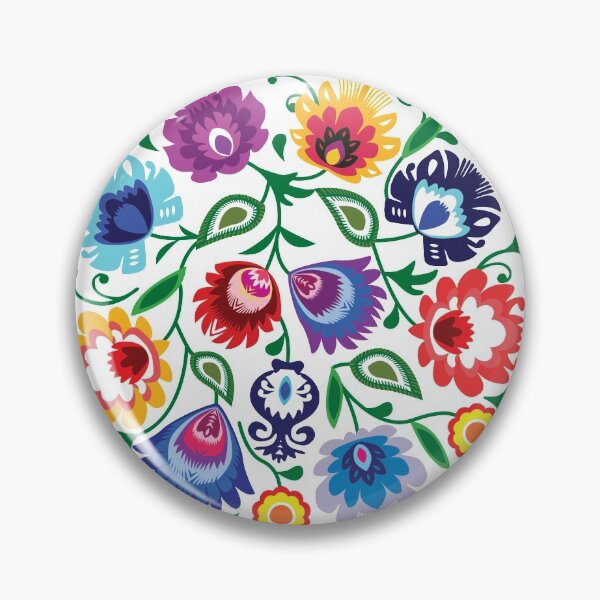 Item preview, Folk Pattern on white designed and sold by FK-UK.