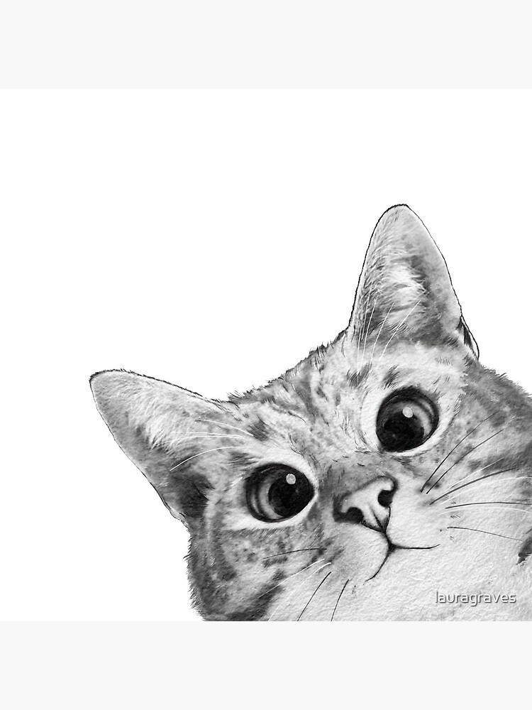 sneaky cat by lauragraves