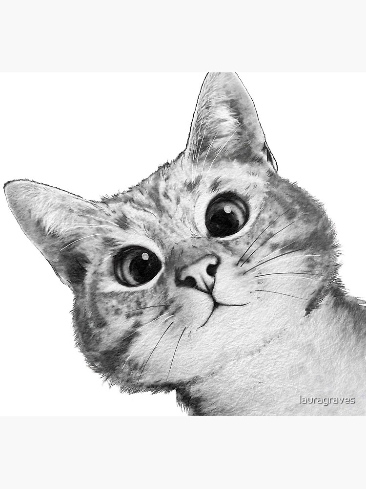 sneaky cat by lauragraves